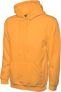 Mad Ink Men's Classic Plain Pullover Hooded Sweatshirt (22 Colours)