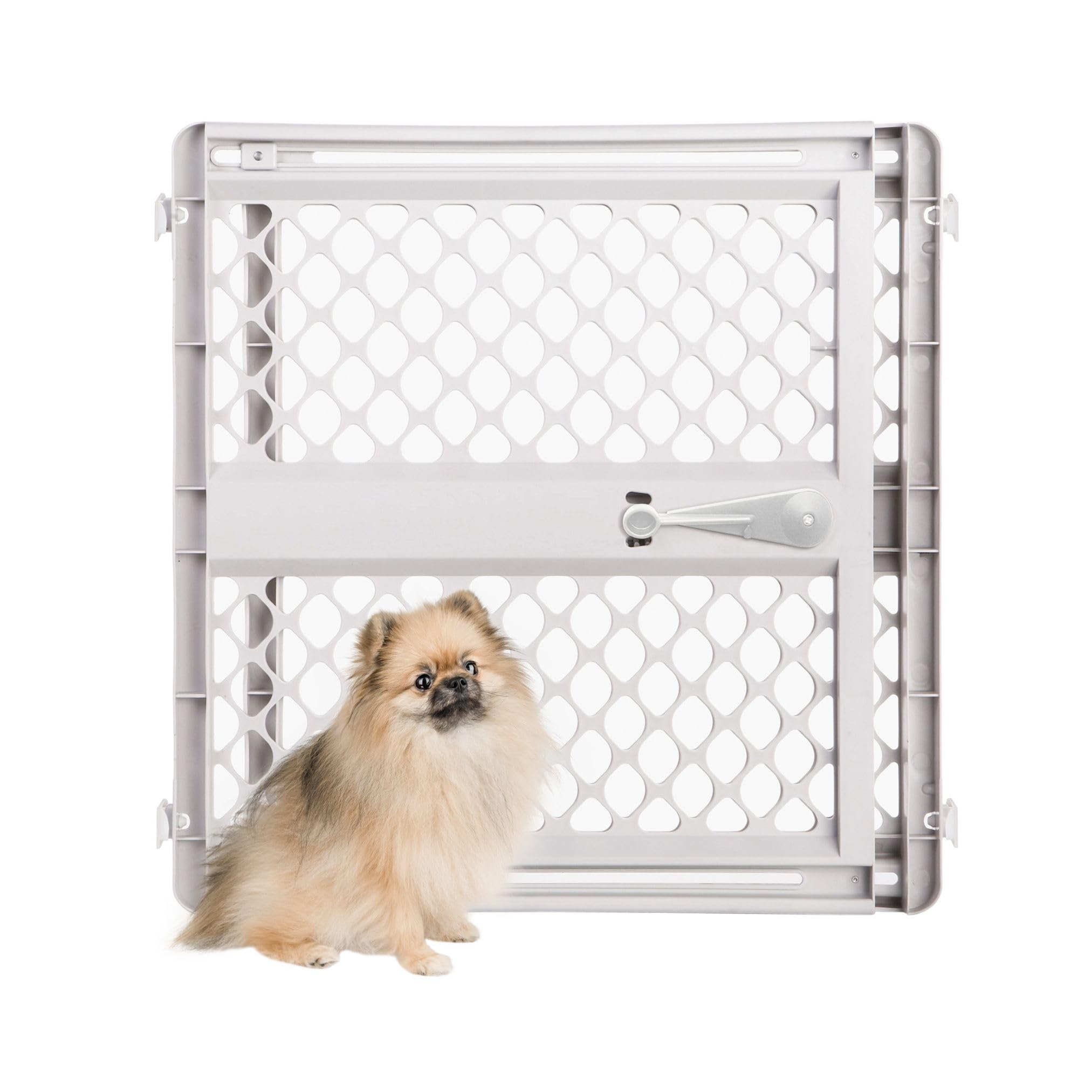 MYPET Universal Pet Gate: 26” - 42” Wide Dog Gate for Doorways with Pressure Fit
