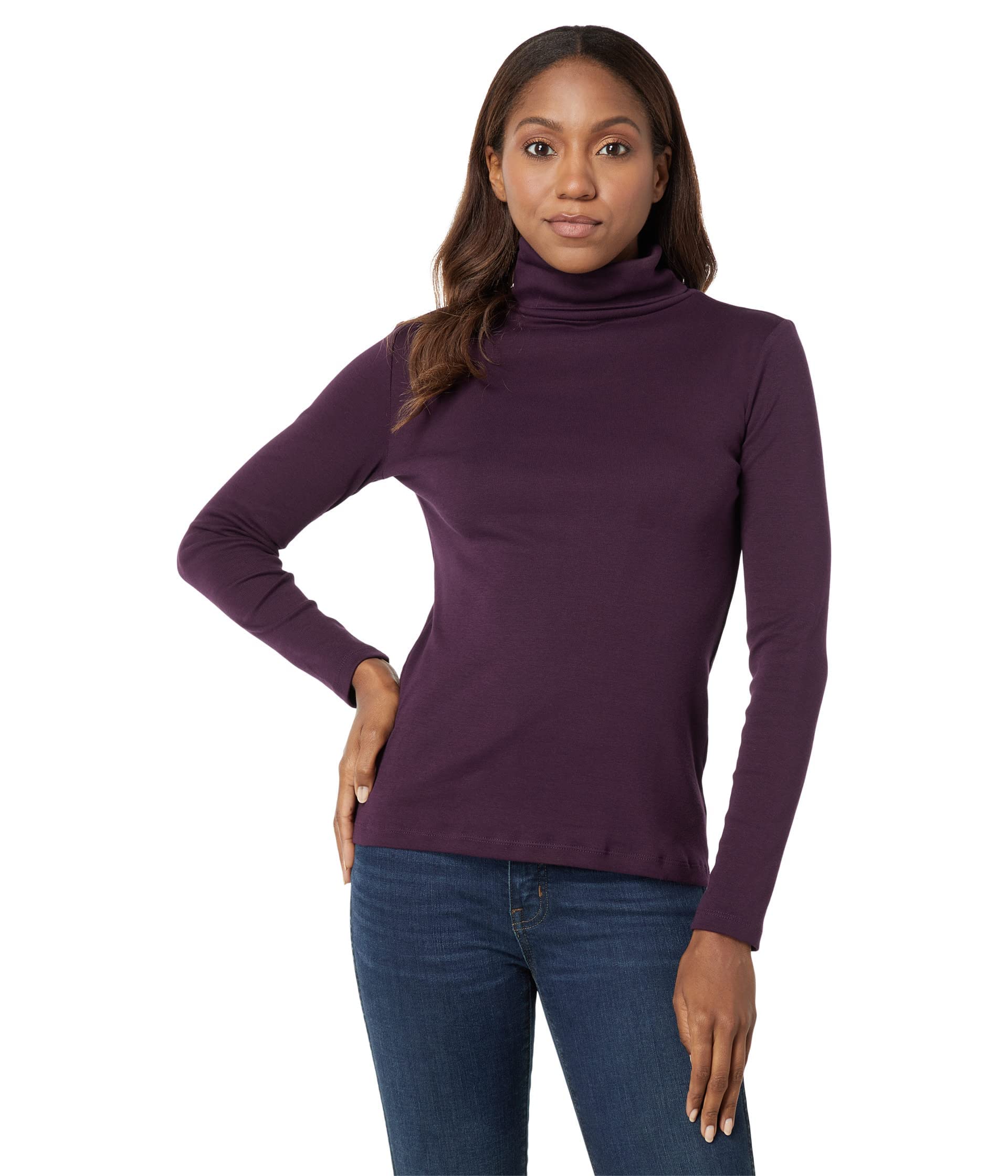 Tommy Hilfiger Adaptive Cotton Lightweight Turtleneck Sweater Pull Femme (Lot de
