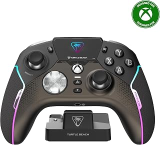 Turtle Beach Stealth Ultra Wireless RGB Gaming Controller, XBOX Series X|S | Black, also works with PC, XBOX One, Android, Bluetooth, Customizable Display Screen, Rapid Charging Dock, 30-Hr Battery