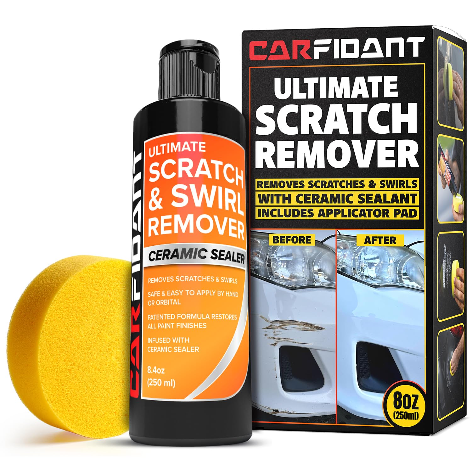 Carfidant Scratch Repair and Swirl Remover - Car Paint Scratch Remover & Restore