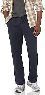 Amazon Essentials Men's Fleece Open Bottom Sweatpant (Available in Big & Tall)