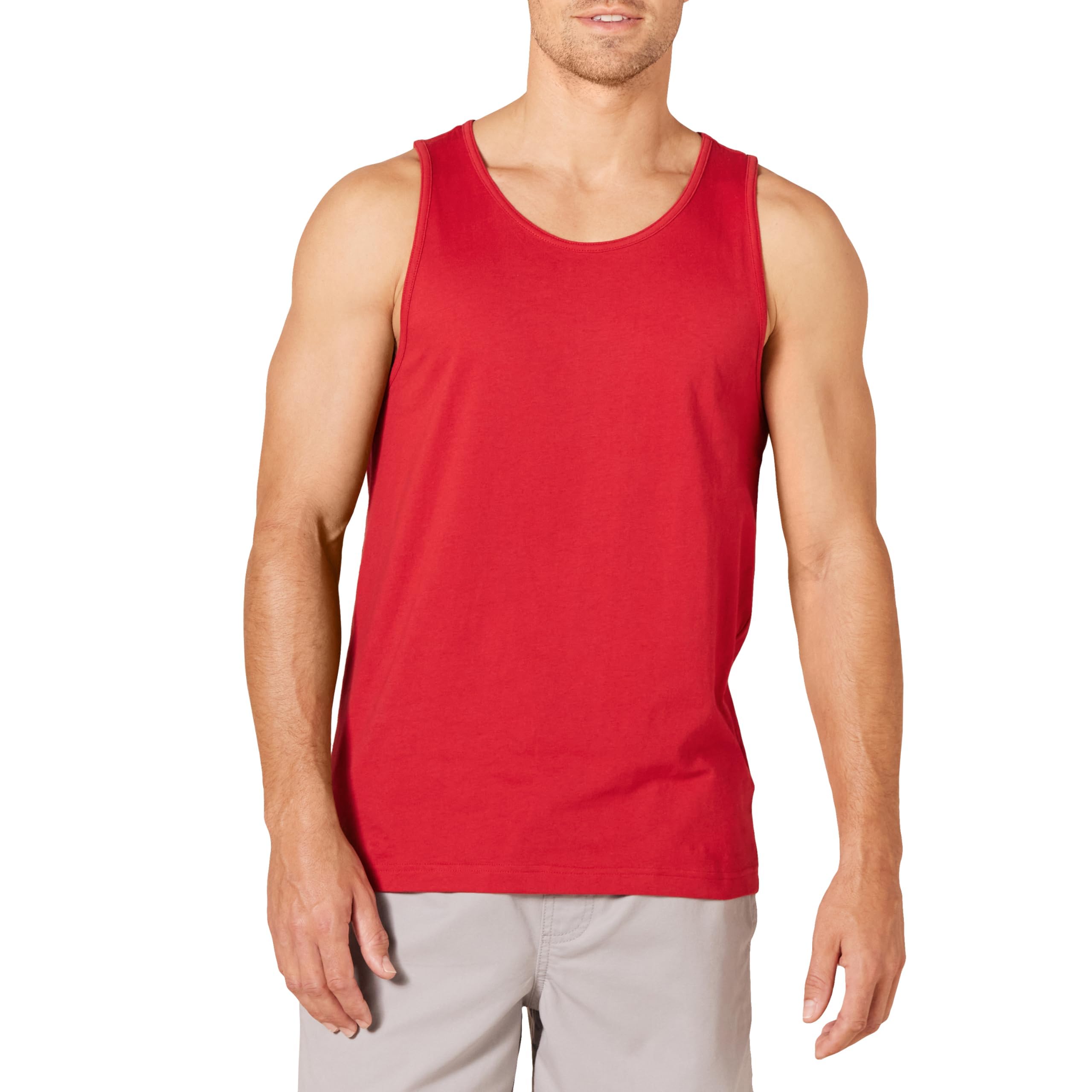 Amazon Essentials Men's Sports Tank Top for Gym, Lightweight, Stretchy, Quick Dr