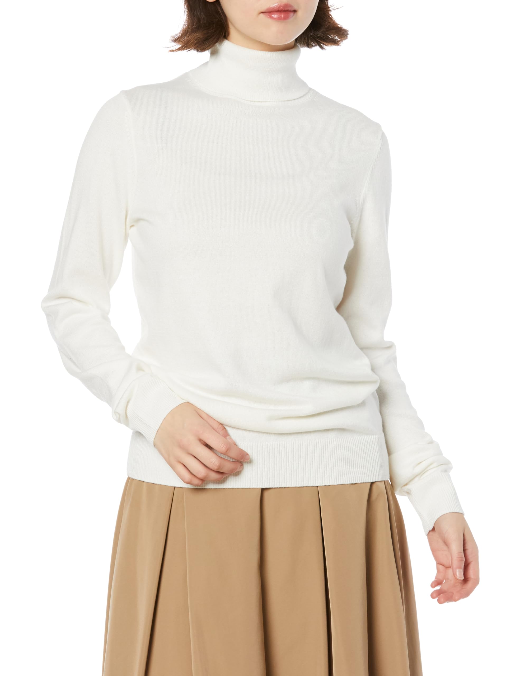 Amazon Essentials Women's Lightweight Mock Neck Sweater
