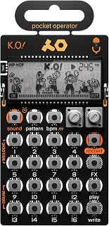 teenage engineering pocket operator PO-33 K.O.! micro sampler and drum machine with built-in microphone, sequencer and effects