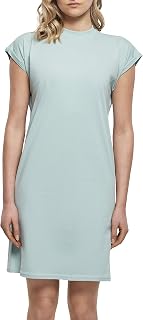 Build Your Brand Women's Ladies Turtle Extended Shoulder Dress