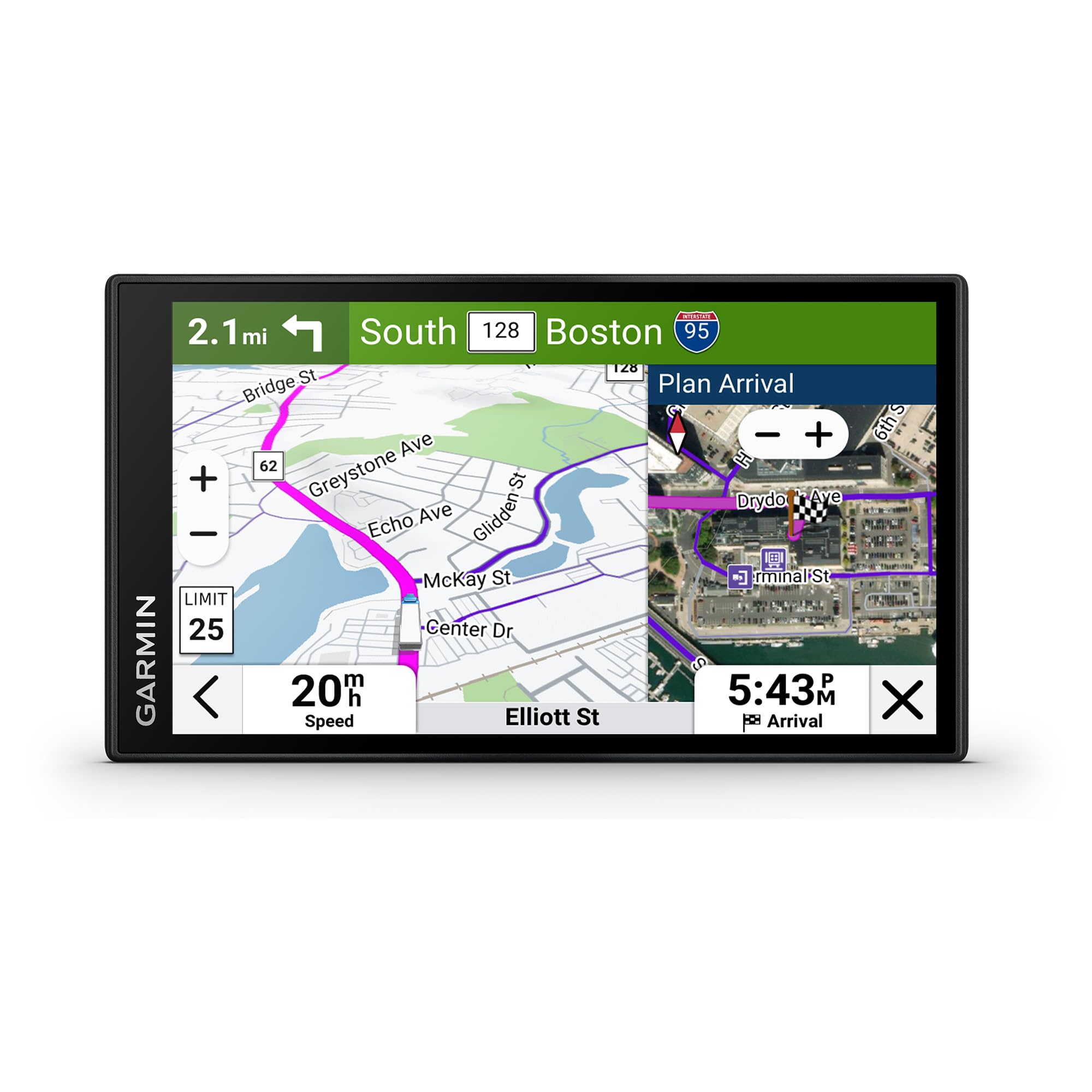 Garmin dēzl™ OTR620, High-Res 6” GPS Truck Navigator, Custom Routing, Satellite 