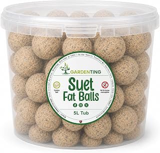 High Energy Suet Fat Balls, 5 Litre Tub
