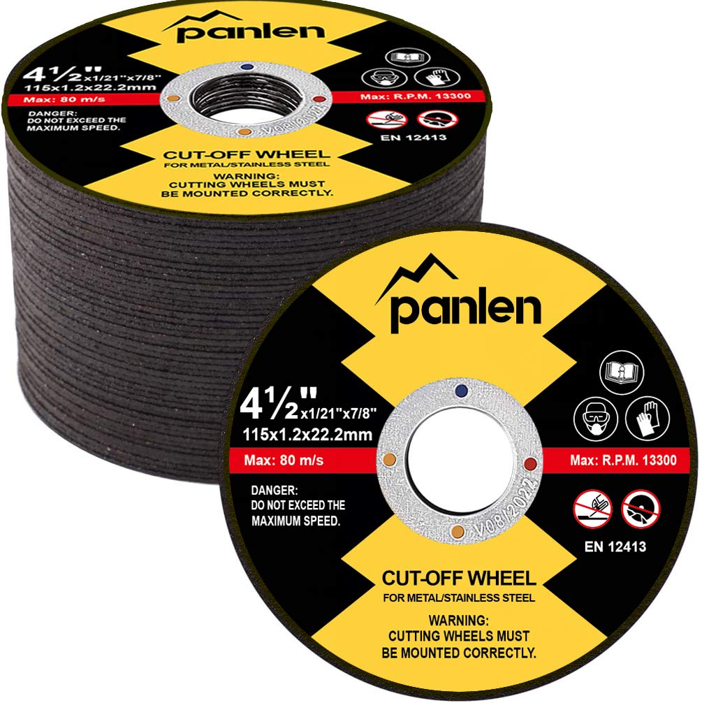 50 Pack Cut Off Wheels 4 1/2 Inch, Metal Cutting Disc for Angle Grinder | Profes