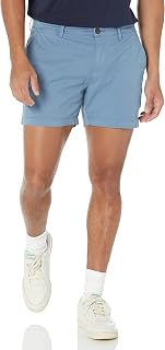 Amazon Essentials Men's Slim-Fit 5" Lightweight Comfort Stretch Oxford Cotton Shorts