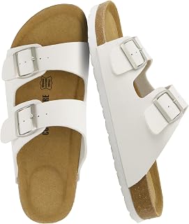 CUSHIONAIRE Men's Lane Sandals with Cork Footbed and Comfort
