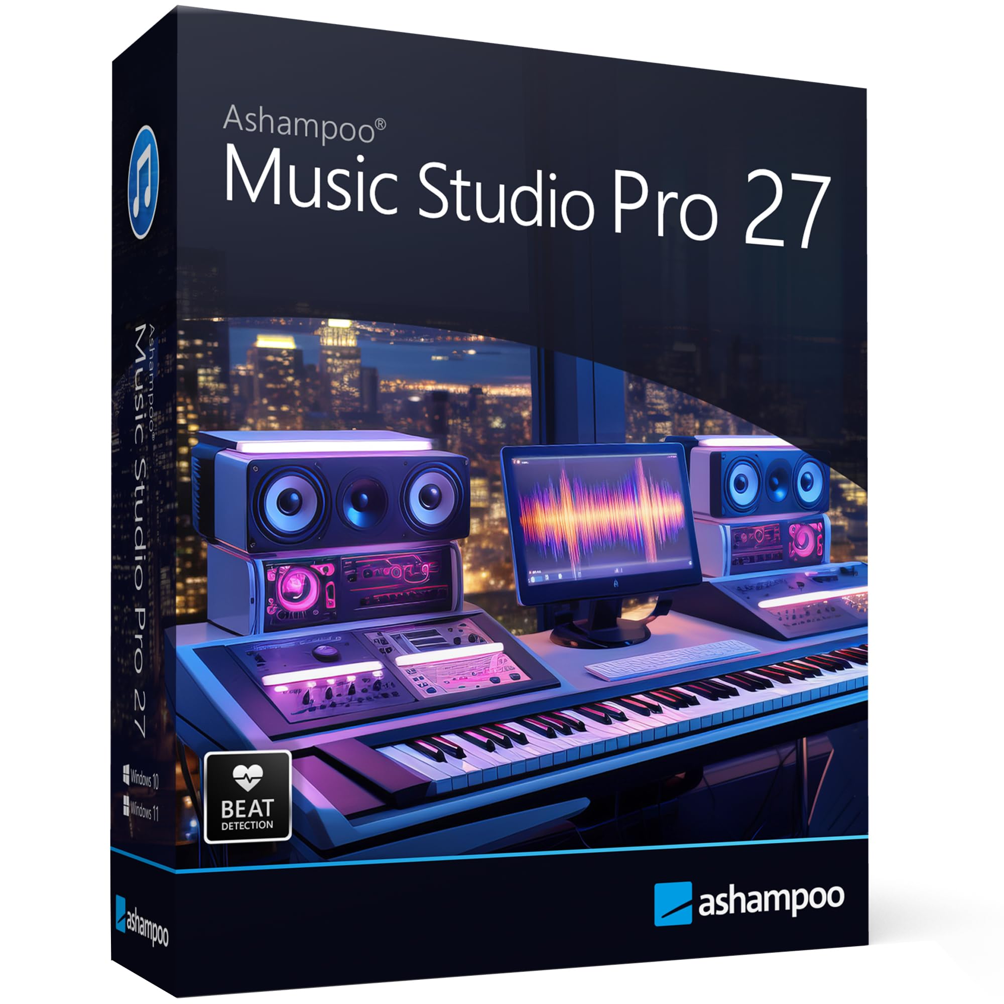 Music Studio 27 PRO - Music software to edit, convert and mix audio files for Wi