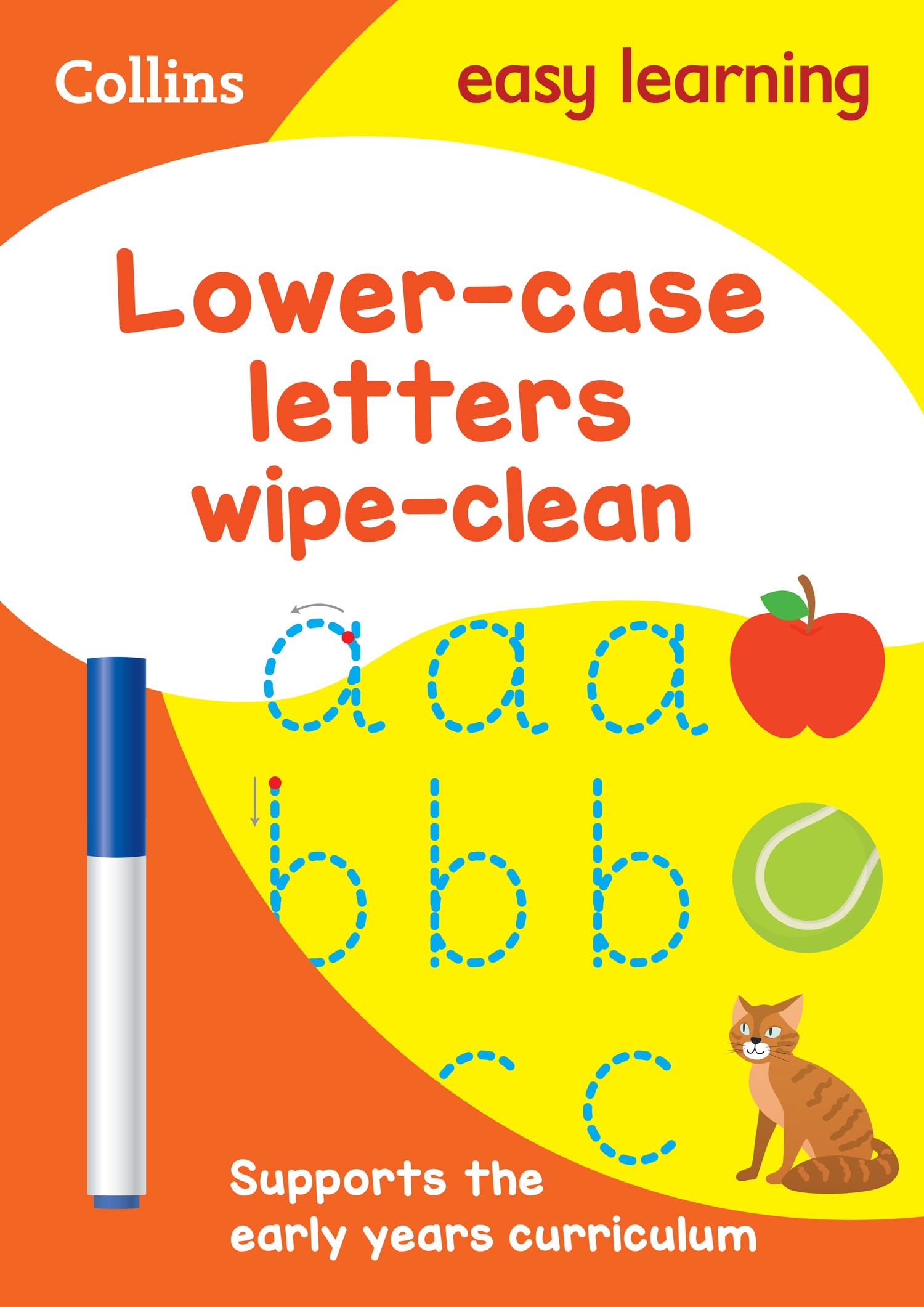 Lower Case Letters Age 3-5 Wipe Clean Activity Book: The ideal home learning res