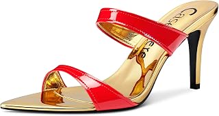 Castamere Women's High Heels Peep-Toes Sandals with Heel 8 cm Stilettos Lace Toe