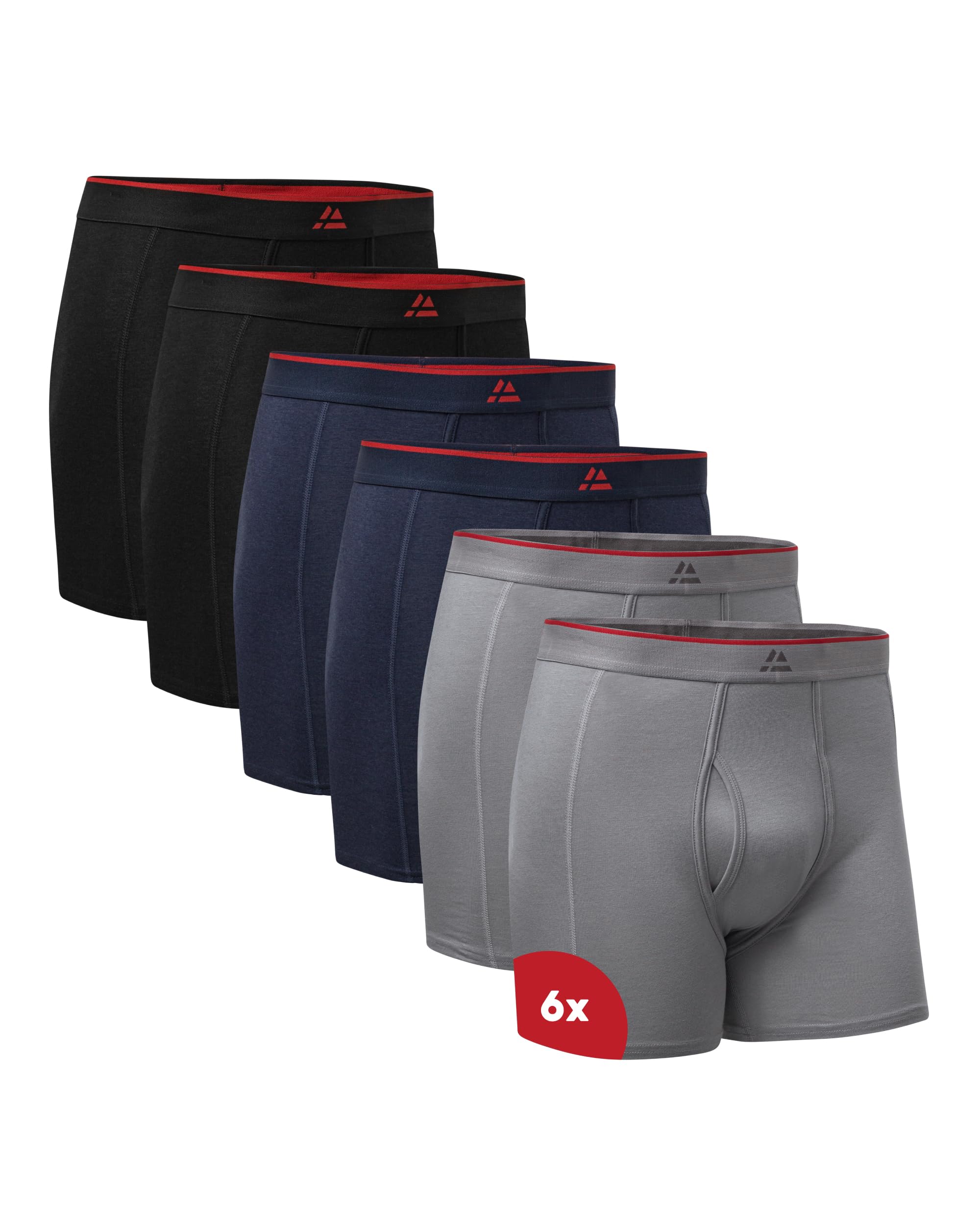 DANISH ENDURANCE Bamboo Boxers for Men, Soft & Breathable Underwear, Soft Antiba