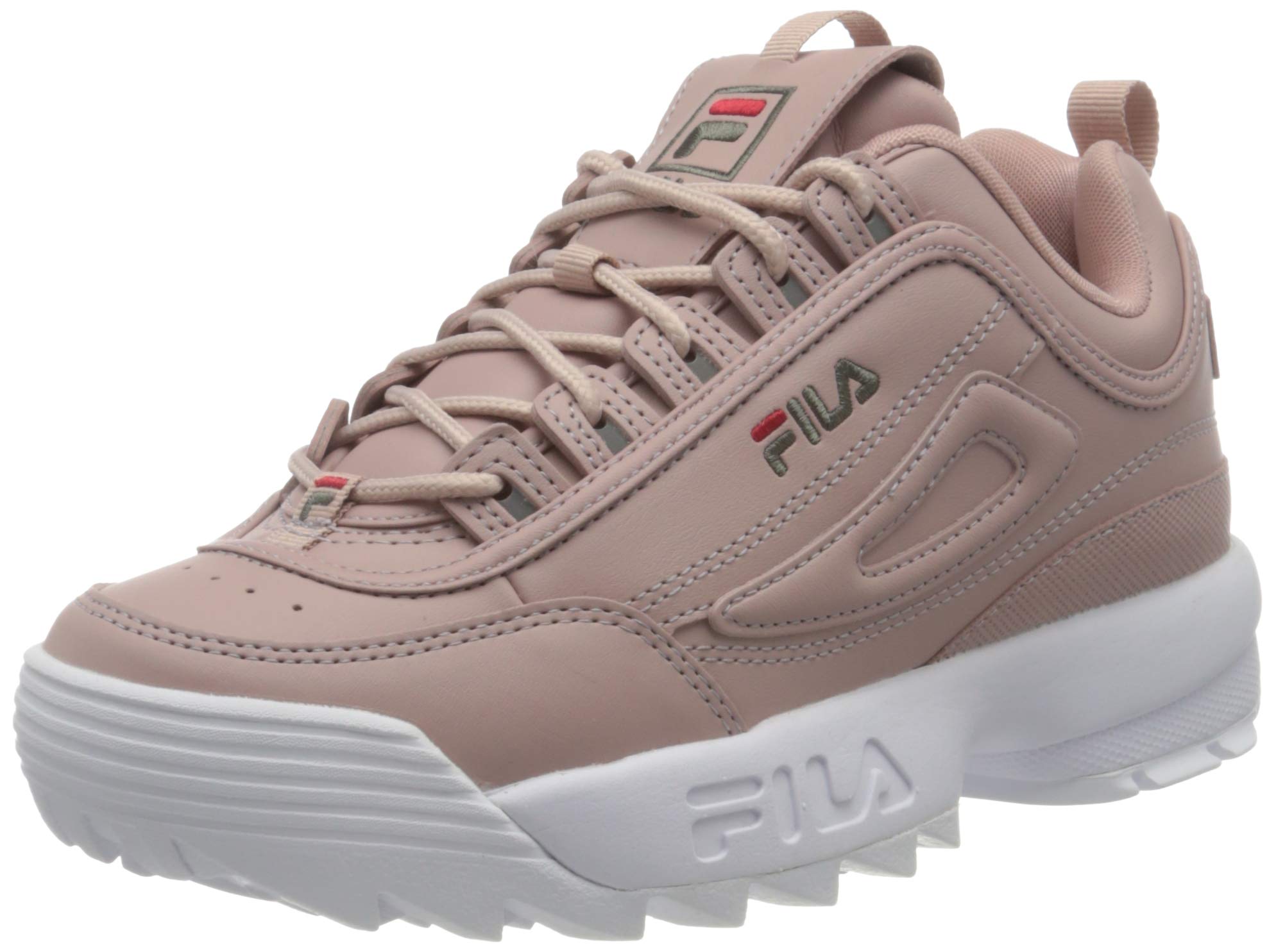 Fila Disruptor Low WMN Women's Pink Leather Shoes 1010302.71Y