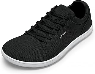 AIRHAS Mens Barefoot Wide Toe Box Shoes Lightweight Walking Shoes Zero Drop Sneakers for Men Minimalist Casual Shoes
