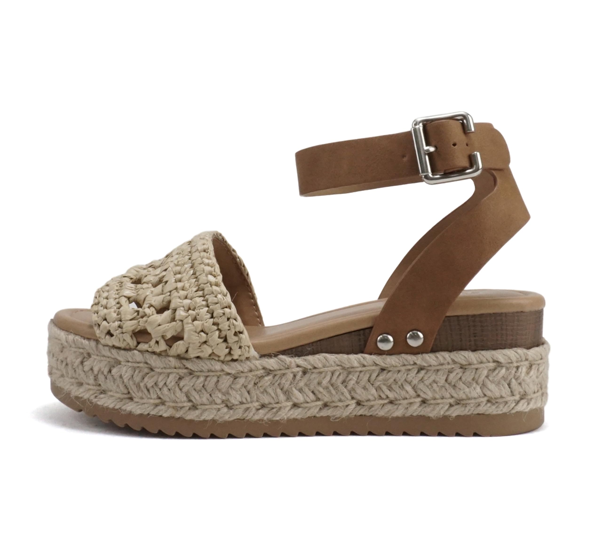 Soda Theme:, Women's Espadrilles Wedge Sandal
