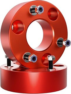 EVIL ENERGY 3 inch Front Leveling Kits For 2007-2023 Chevy Silverado 1500 GMC Sierra 1500 2WD 4WD, 3" Front Suspension Forged Strut Spacers Lift Kits Red
