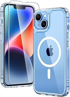 TAURI for iPhone 14 Case, Compatible with MagSafe, Clear