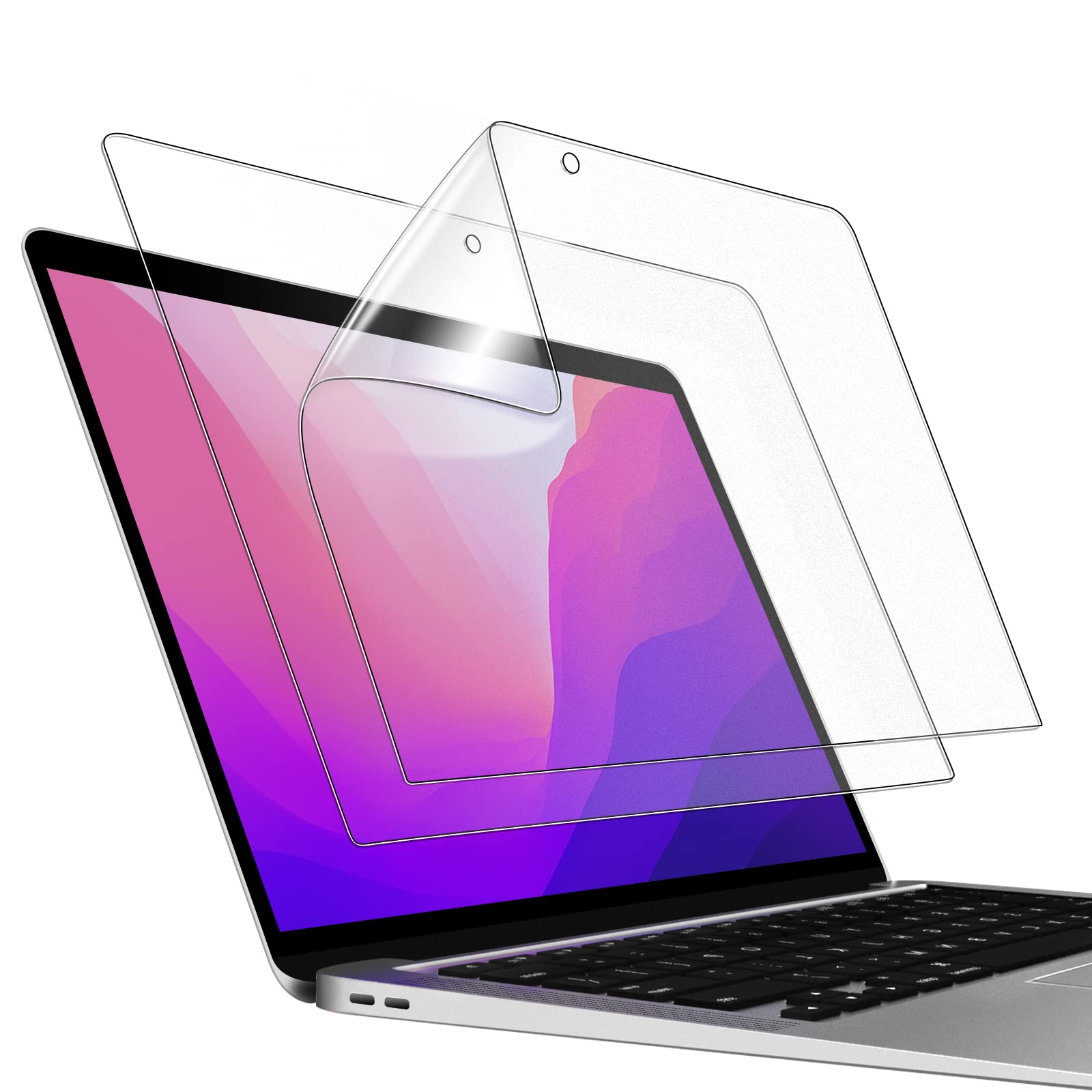 JETech Matte Schutzfolie für MacBook Pro 13" & Air 13", 2 Stück