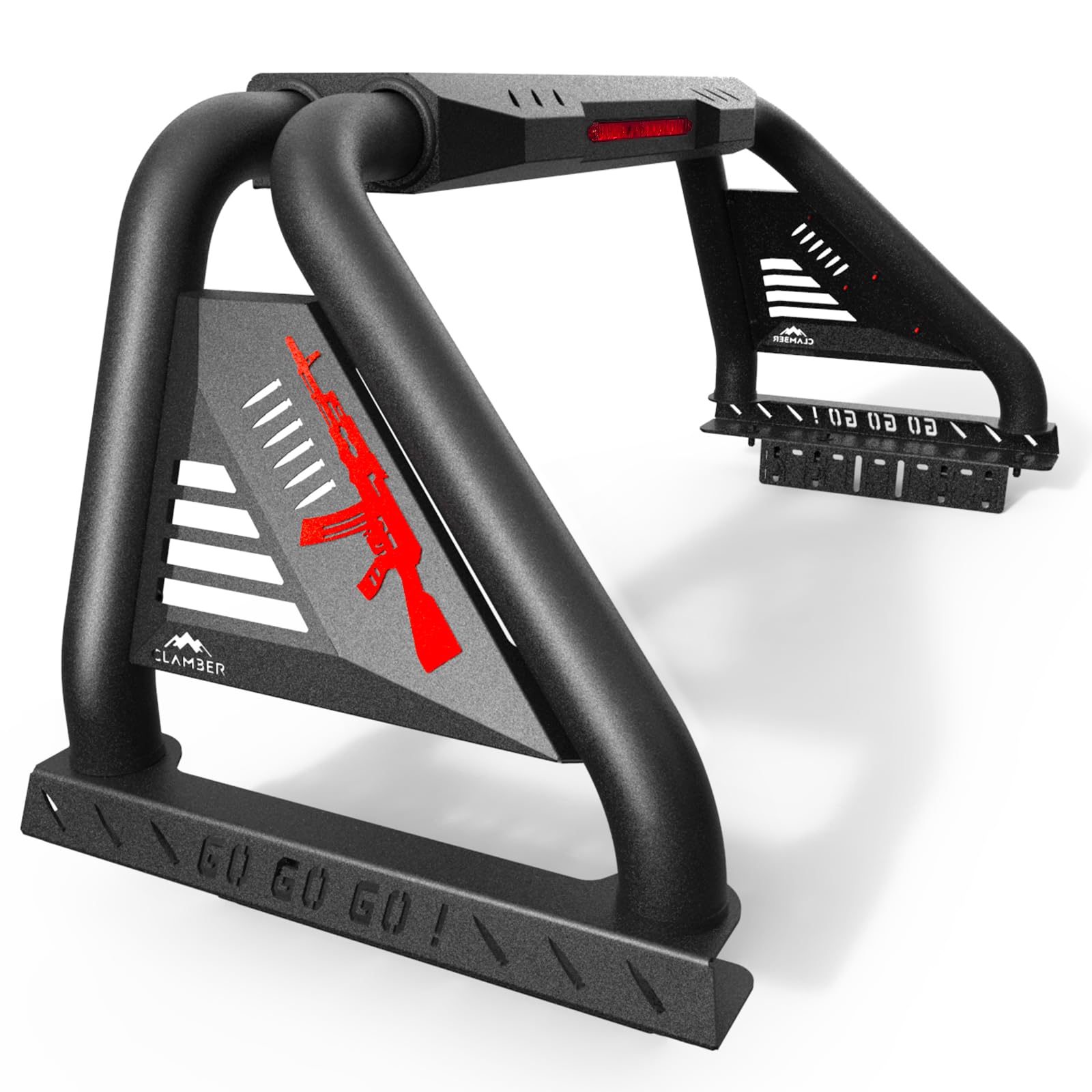 CLAMBER Roll Bar for Full-Size Pickup Truck | Adjustable sport bar chase rack, C