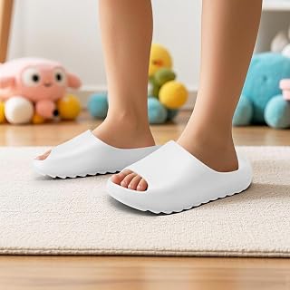 Kids Cloud Slippers for Boys Girls Soft EVA Slippers Bath & Shower Slippers Quick Dry Beach Pool Sandals