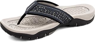 ChayChax Men's Flip-Flops Sports Sandals Arch Support Flip Flop Shoes Beach and Pool Non-Slip