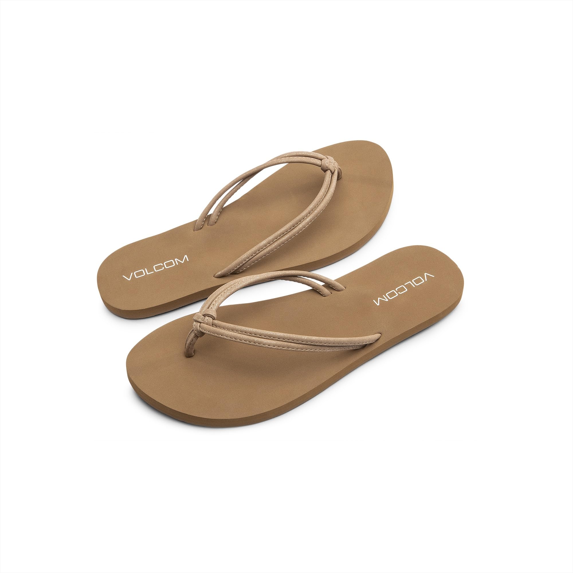 Volcom Women's Forever And Ever Flip Flop Sandal - Soft Recliner Comfort Footbed