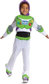 Disguise Boys' Disney Toy Story Buzz Lightyear Costume for Kids, Official Toy Story 5 Halloween Dress Up Outfit