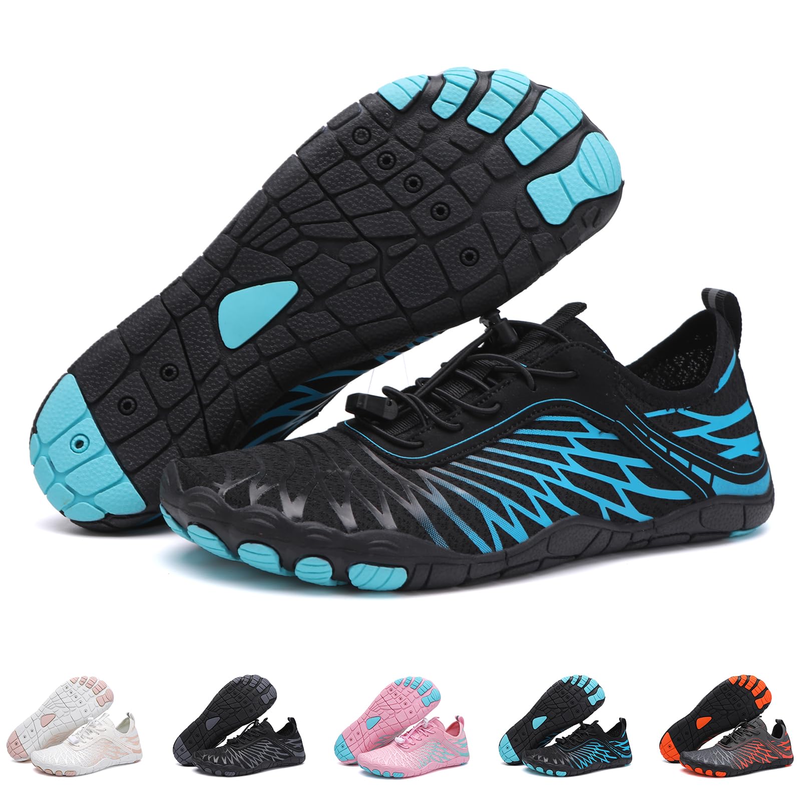 Barefoot Shoes Women Men Footwear,Wide Toe Box River Pool Beach Water Shoes