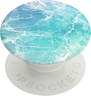 PopSockets PopGrip Extendable Base and Grip with Interchangeable Top for Smartphones and Tablets - Ocean View, Multi; Cheetah Chic