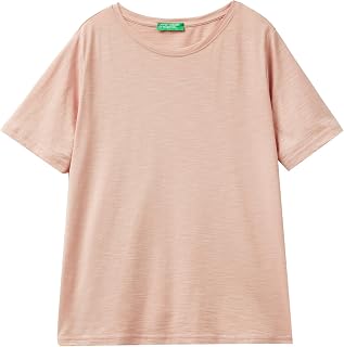 United Colors of Benetton T-Shirt 3bvxd102p T-Shirt Donna (Pacco da 1)
