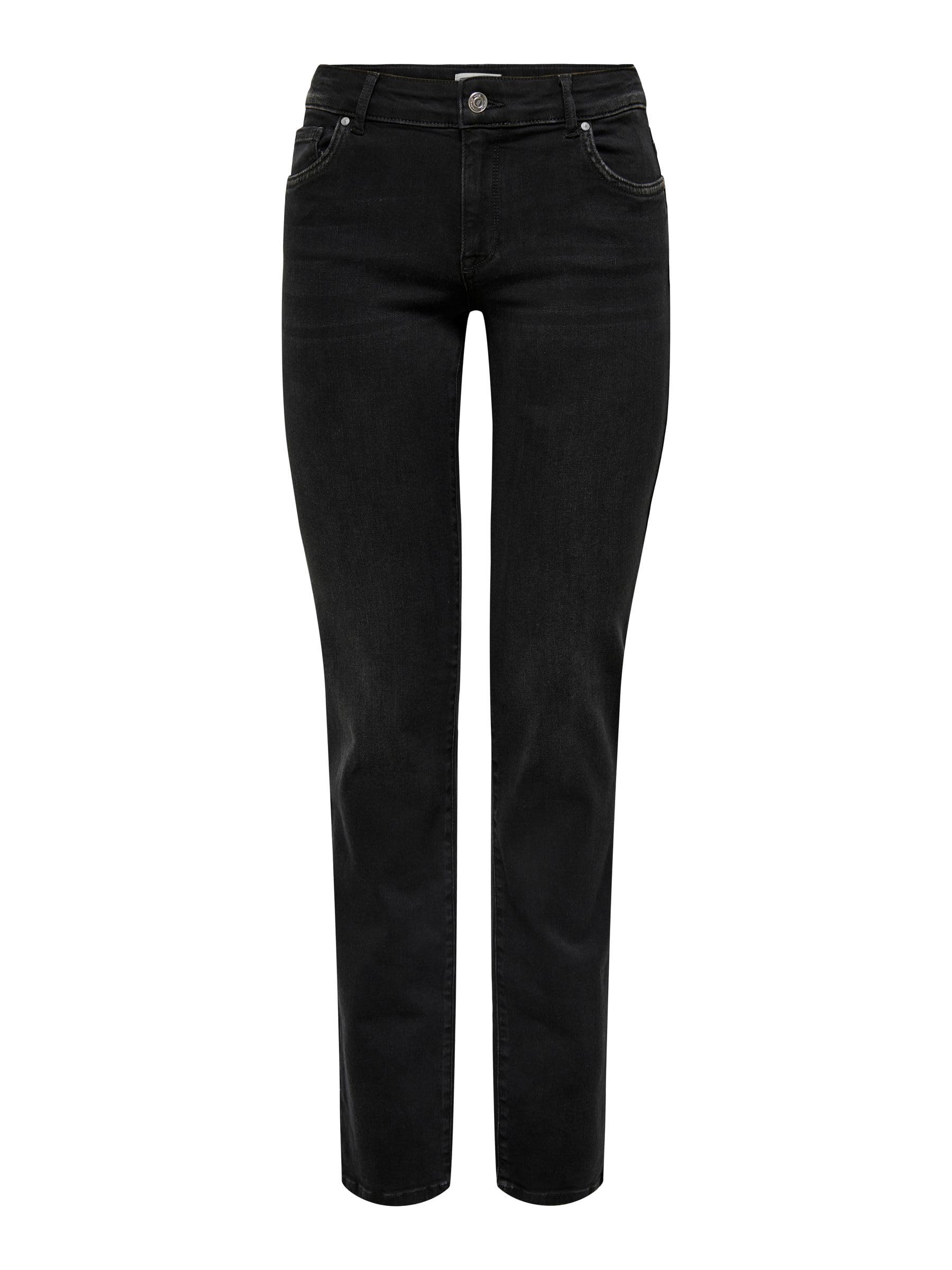 ONLY Onlaliica Slim Fit Jeans Mid Waist Straight Fit Jeans