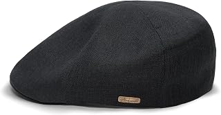 Sterkowski Modell Rusty | 100% Naturleinen Schiebermütze für Herren und Frauen | Super Leicht Sommer Duckbill