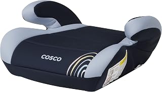 Cosco Topside Backless Booster Car Seat, Lightweight Booster Seats for Cars 40-100 lbs, Backless Booster Seat for Car, Rainbow