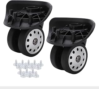 A88 Porous Luggage Wheels, Silent Wear-Resistant, Exquisite Workmanship, Made of PP and PET with Multiple Screws for Travel Bag Repair