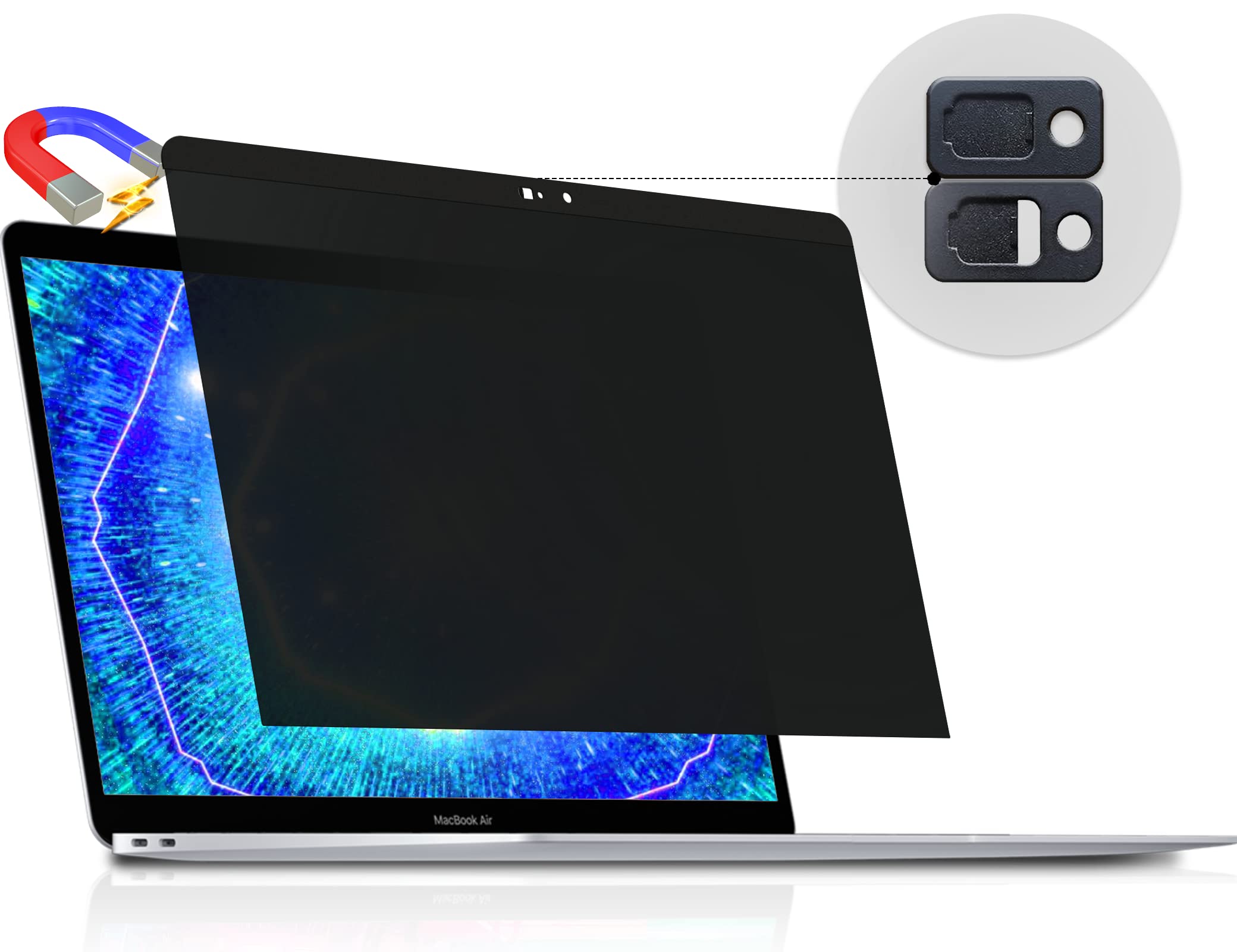 Privacy Screen for MacBook Air 13" (2010-2017), Anti-Glare Magnetic Removable An