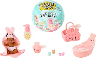 MGA's Miniverse Make It Mini Real Baby Nurture - Blind Packaging, Baby Care Themed Mini Collectibles, 8 Styles Including Rare Twins, Collectors, 8+