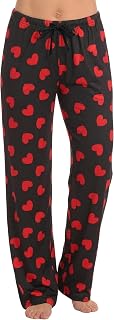Just Love Women's Pajama Pants, Soft Stretch Jersey PJ Bottoms with Two Pockets, Elastic Waist and Drawstring