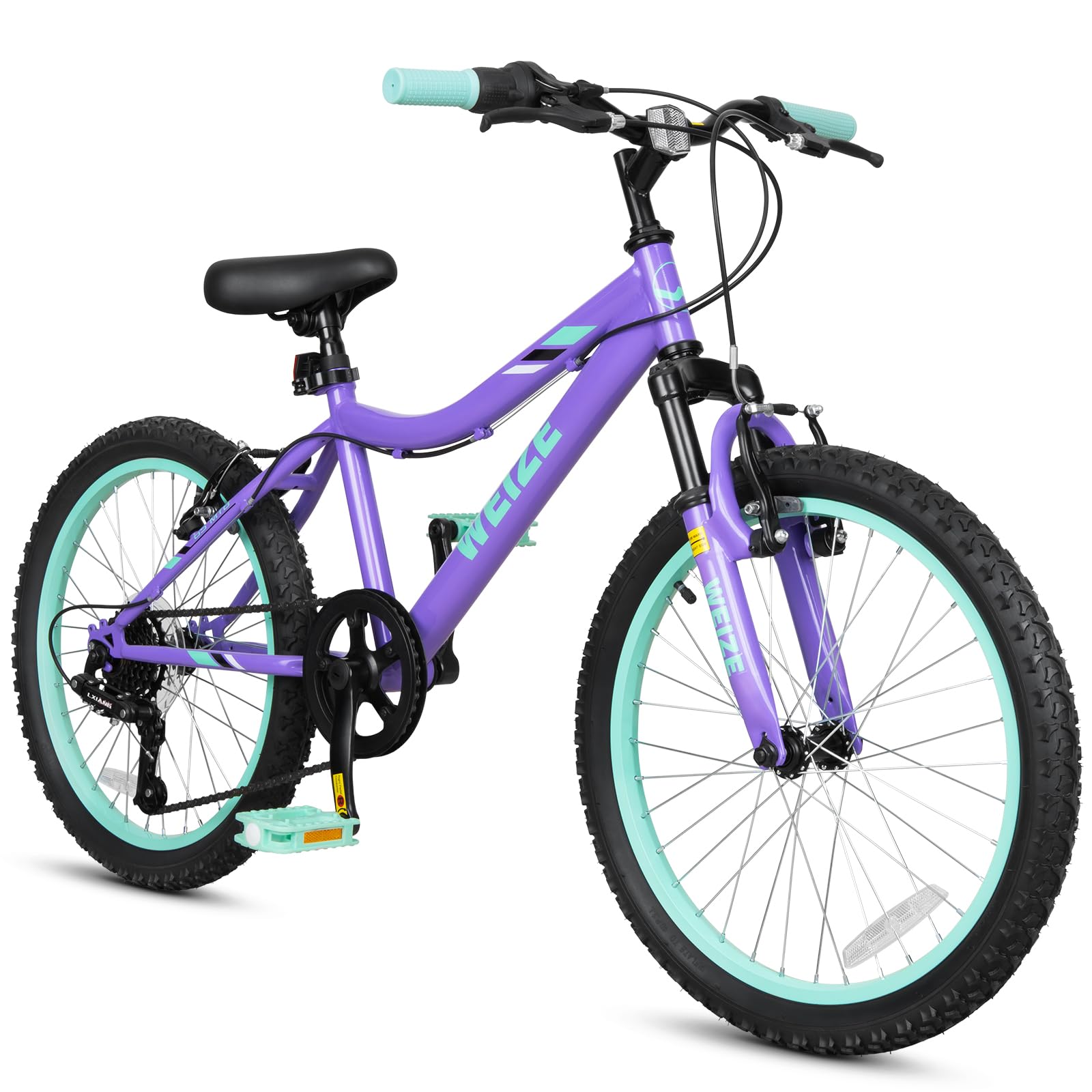 WEIZE 20 24 inch Mountain Bike Trail MTB Bicycle for Teen Girl | Rider Age 6-14 