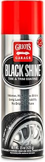 Griot's Garage Black Shine Tire and Trim Coating, Water-Resistant Dressing, Provides a High-Gloss Finish, Rain, and UV Protection, 10938, 15oz