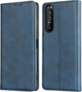 【Hamany】 Wallet-Style Smartphone Case for SONY Xperia 1 II, Book-Style, Xperia 1 II Case, Card Storage, SOG01 / SO-51A / Xperia 1 Second Generation, Shockproof, Durable, Anti-Scratch, Built-in Magnet