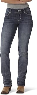 Wrangler Plus Retro Mae Women's Mid Waist Stretch Jeans with Boot Cut