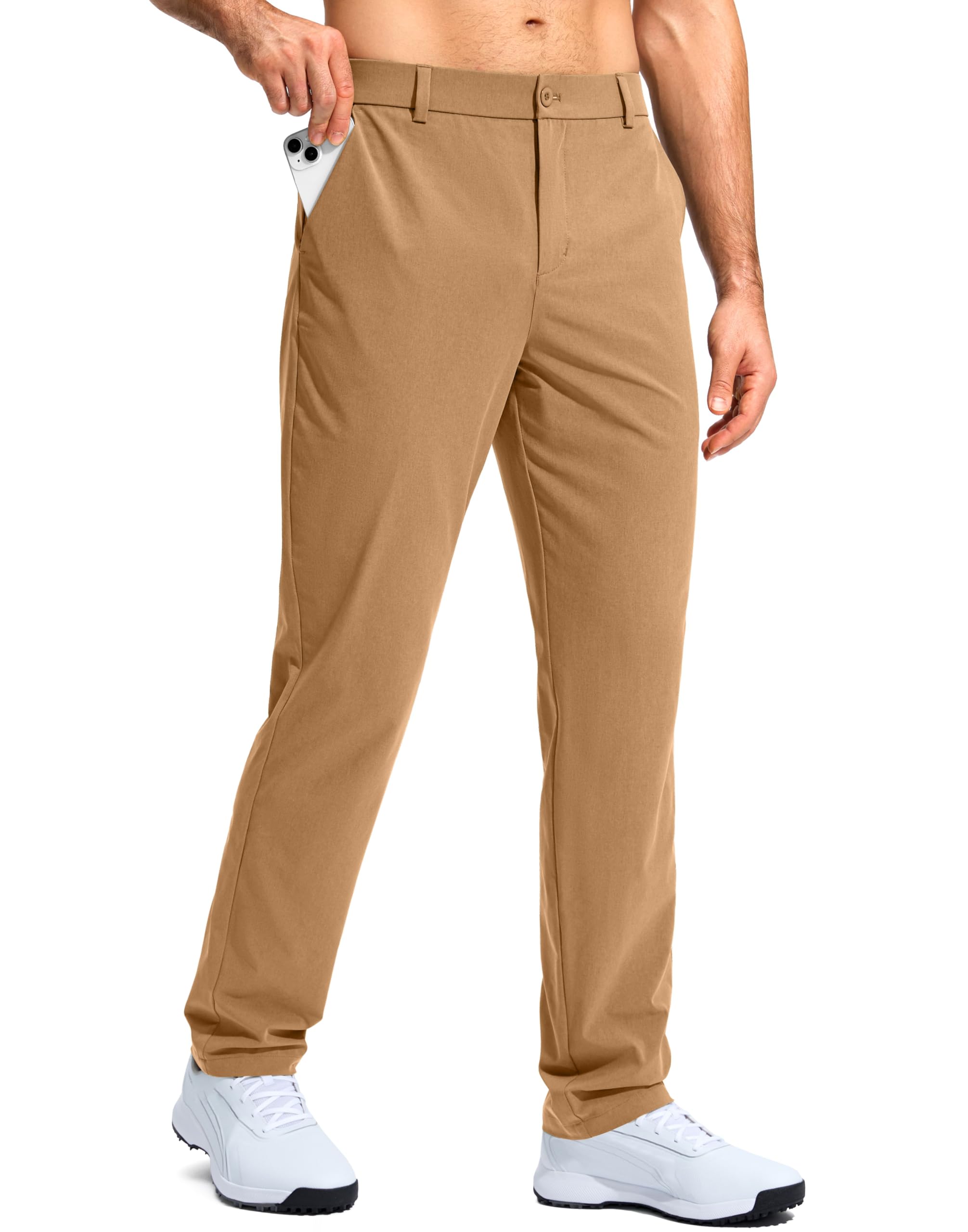 G Gradual Mens Golf Pants 30"/32"/34" Stretch Dress Work Casual Pants