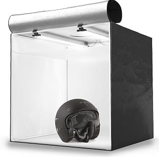 HAVOX - Photo Studio HPB-80D - Dimension 32"x32"x32" - Super Bright Dimmable LED Lighting 5500k - 13,000 lumens - CRI 93 - Make Your Commercial Photos e-Commerce