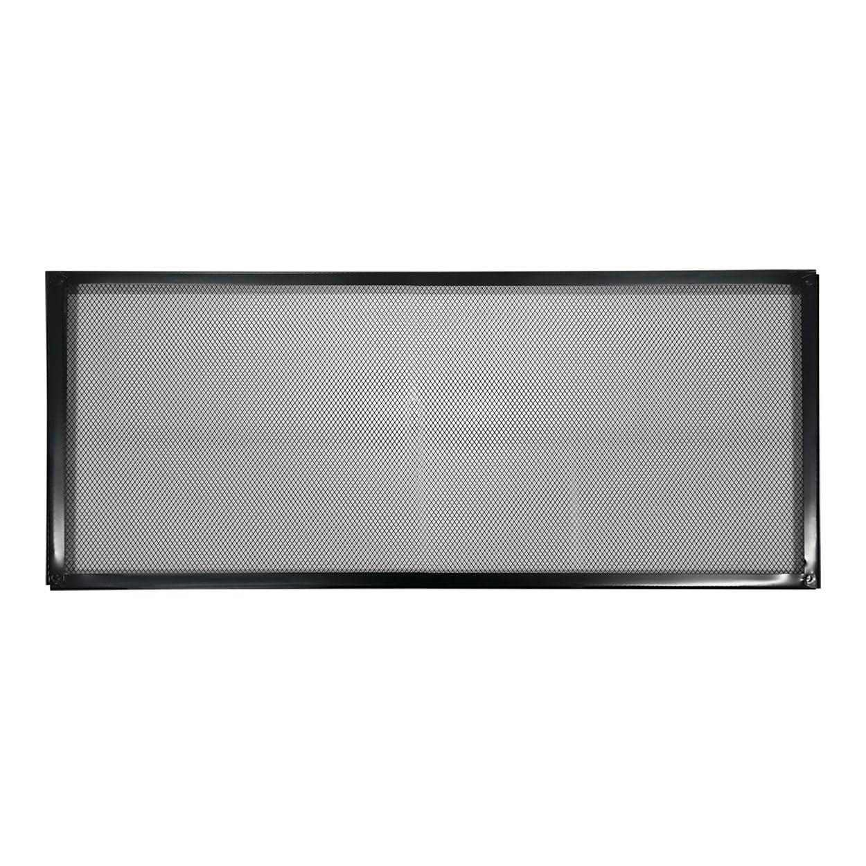 Fluker's 38002 Metal Screen Cover for Pet Habitat, 12 by 24-Inch, black