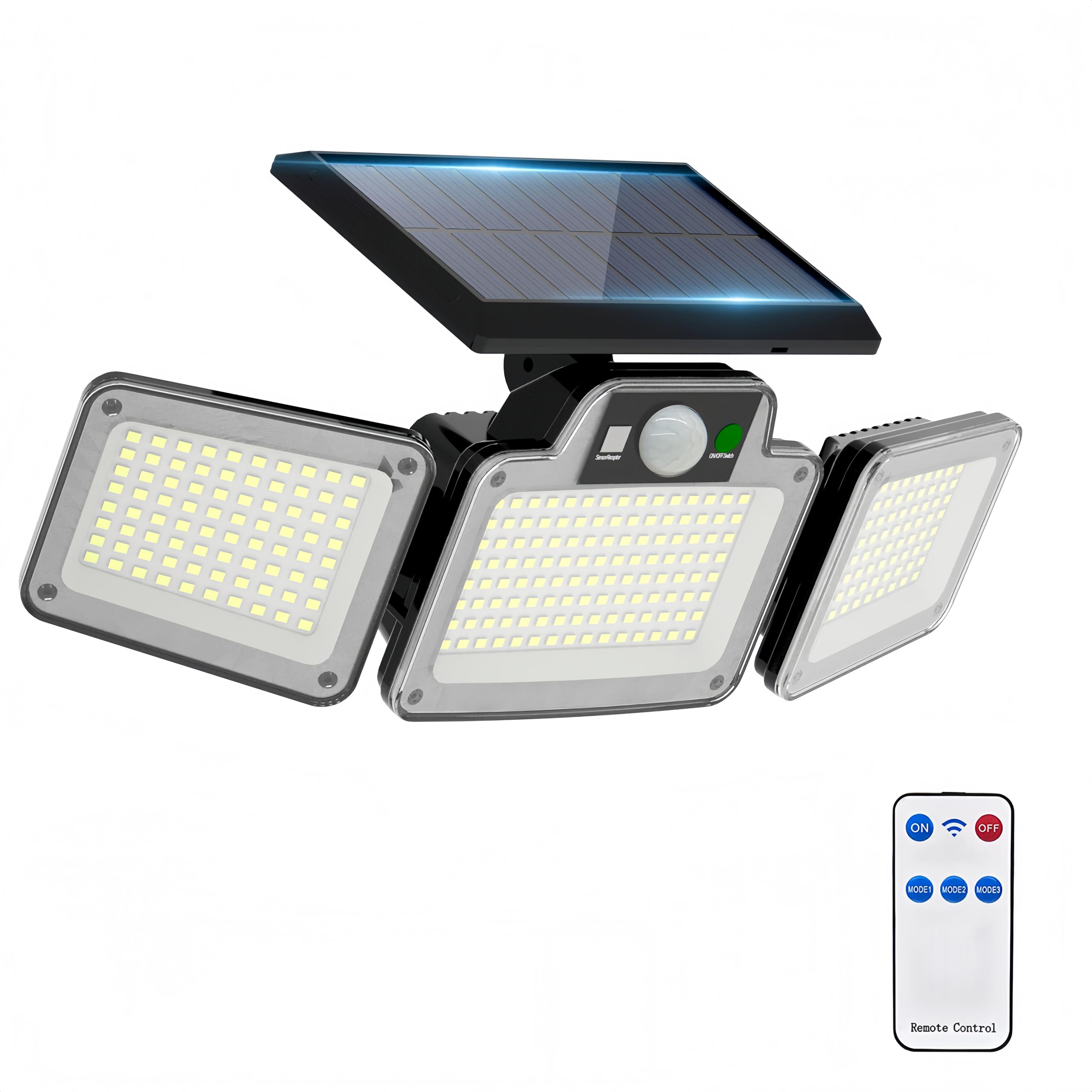 JumJam Solar Flood Lights, Security Lights Outdoor Motion Sensor for Garden | 28