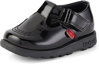 Kickers Fragma T-Bar Infants Shoes Black