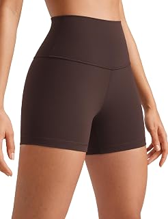 CRZ YOGA Butterluxe Women's Cycling Shorts - 10 cm Short Sports Trousers High Waist Yoga Summer Shorts Running Shorts Fitness Trousers